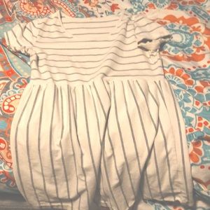 11-12 gray white dress